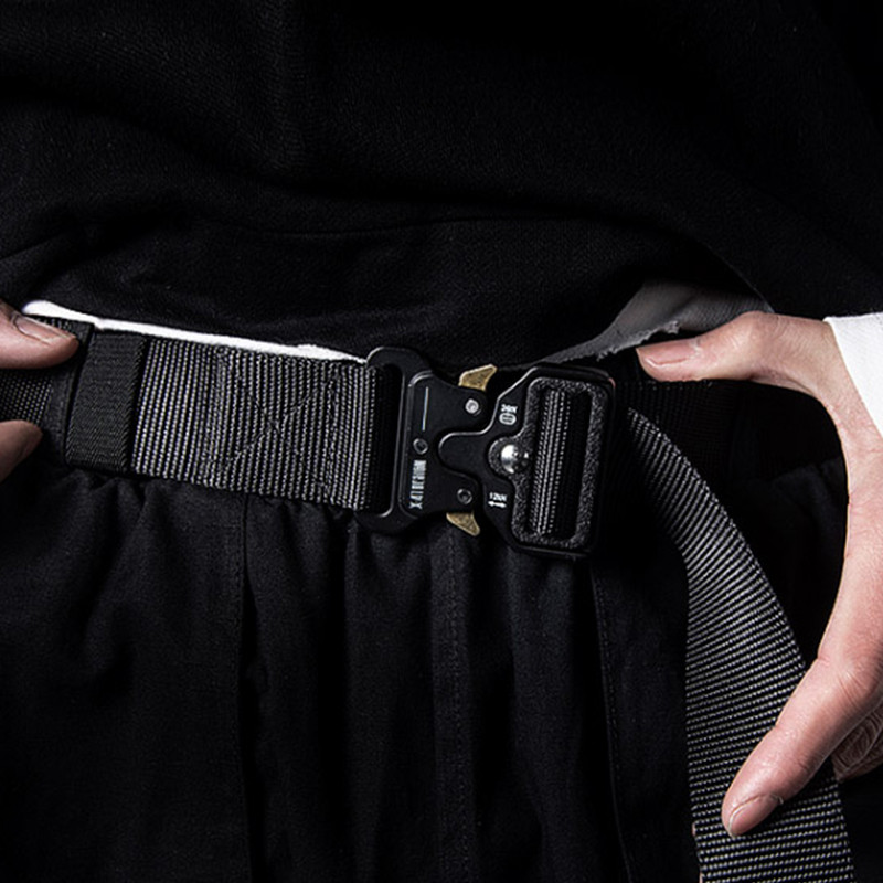 Techwear Taktički Hip Hop Muški Remeni Vojni Najlonski Sport Lagana Magnetna Kopča Jogger Alat za Vanjski Ležerni Pojas