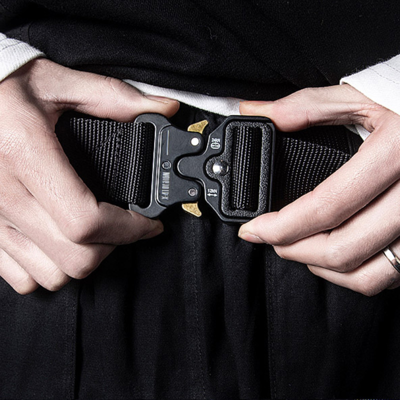 Techwear Taktički Hip Hop Muški Remeni Vojni Najlonski Sport Lagana Magnetna Kopča Jogger Alat za Vanjski Ležerni Pojas