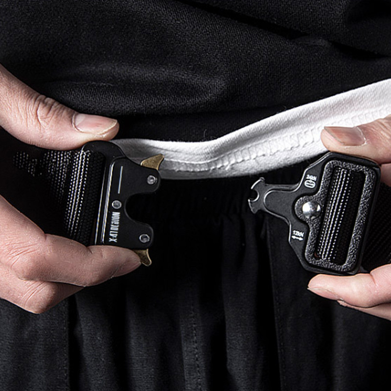 Techwear Taktički Hip Hop Muški Remeni Vojni Najlonski Sport Lagana Magnetna Kopča Jogger Alat za Vanjski Ležerni Pojas