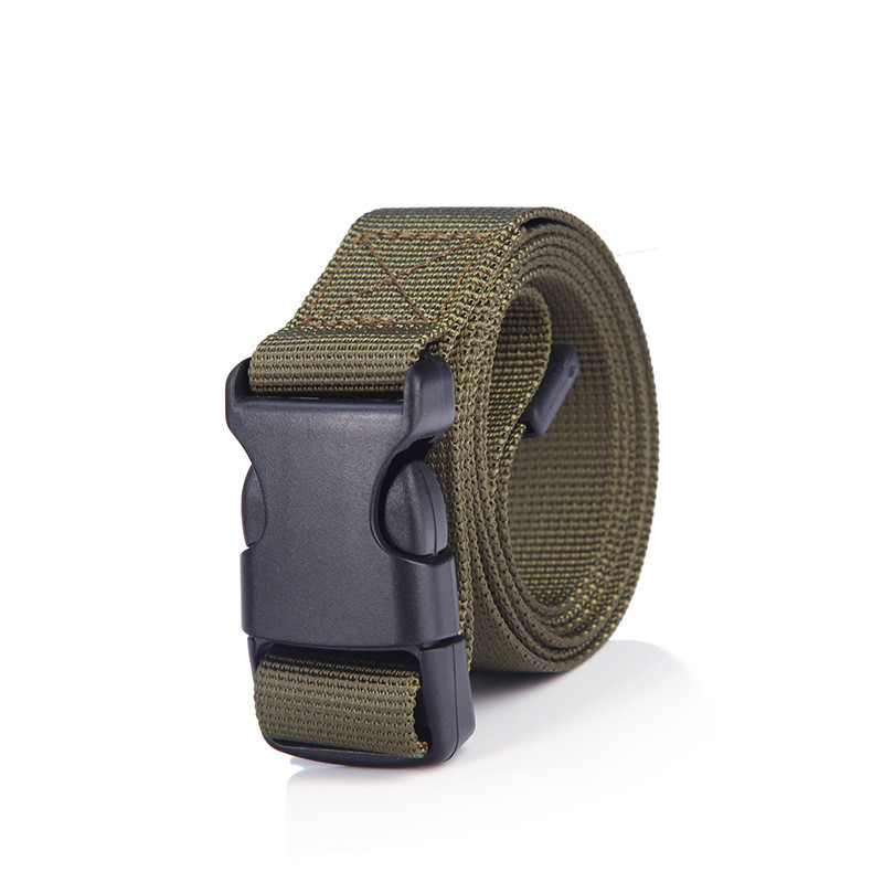 Férfi katonai kültéri öv Női Szabadidő csatos öv többfunkciós nejlon vászonutánzat taktikai 120cm fekete