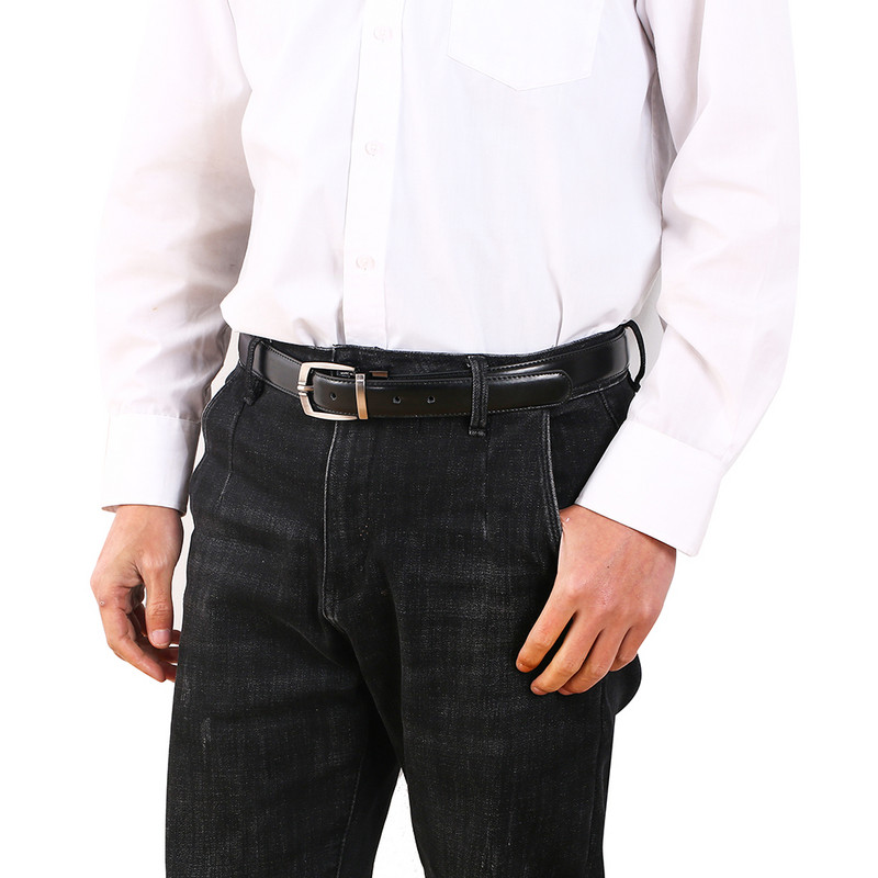 Europski i američki modni poslovni remen za slobodno vrijeme 3,2 cm reverzibilni kožni remen muški remen