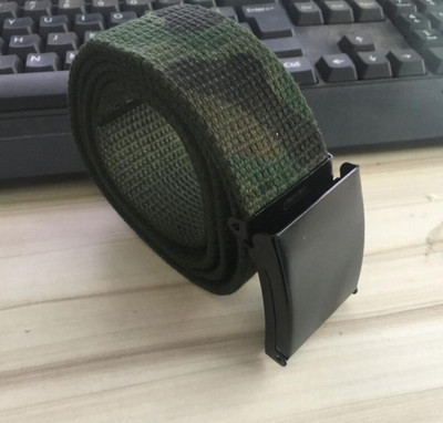 Modni novi uniseks remen, crna legirana kopča, jednobojni platneni remen za muškarce, traperice za sportove na otvorenom, pojas, veleprodaja