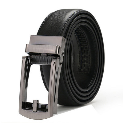 Kvaliteetne lehma ehtsast nahast laius 3,5 cm sulamist automaatne pandlaga rihm Meeste äriline pidulik veisenahast rihmatarvikud