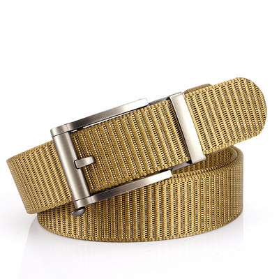 Platneni remen za vanjske prilike za muškarce Unisex visokokvalitetni remeni za traperice Muški luksuzni ležerni remeni Ceintures najlonski remen s čegrtaljkom Punk