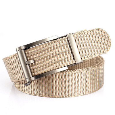 Platneni remen za vanjske prilike za muškarce Unisex visokokvalitetni remeni za traperice Muški luksuzni ležerni remeni Ceintures najlonski remen s čegrtaljkom Punk