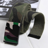 Camo Taktičke traperice Remen s kopčom Muškarci Žene Kamuflažni platneni remen Ležerni pojasevi oko struka s otisnutim grafitima Unisex Ceinture