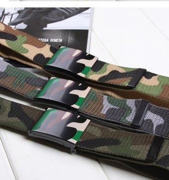 Camo Tactical Τζιν λουράκια με πόρπες Ανδρική Γυναικεία Ζώνη Καμουφλάζ Καμβά Ζώνη Casual Printed Graffiti Ζώνες μέσης Unisex Ceinture