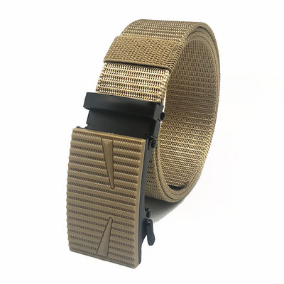 Novi moderan najlonski platneni remen, remen bez zuba s automatskom kopčom, studentski svestrani remen za vojnu obuku na otvorenom