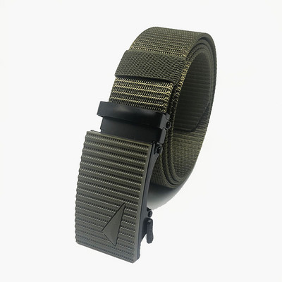 Novi moderan najlonski platneni remen, remen bez zuba s automatskom kopčom, studentski svestrani remen za vojnu obuku na otvorenom