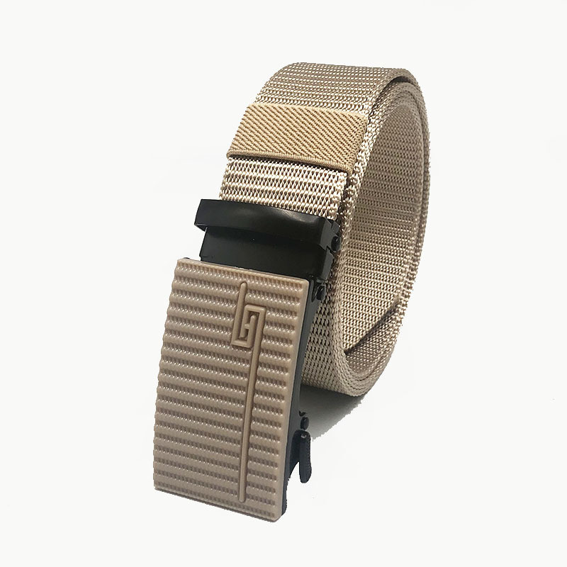 Novi moderan najlonski platneni remen, remen bez zuba s automatskom kopčom, studentski svestrani remen za vojnu obuku na otvorenom