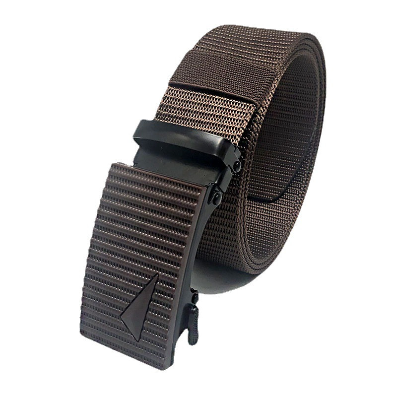 Novi moderan najlonski platneni remen, remen bez zuba s automatskom kopčom, studentski svestrani remen za vojnu obuku na otvorenom