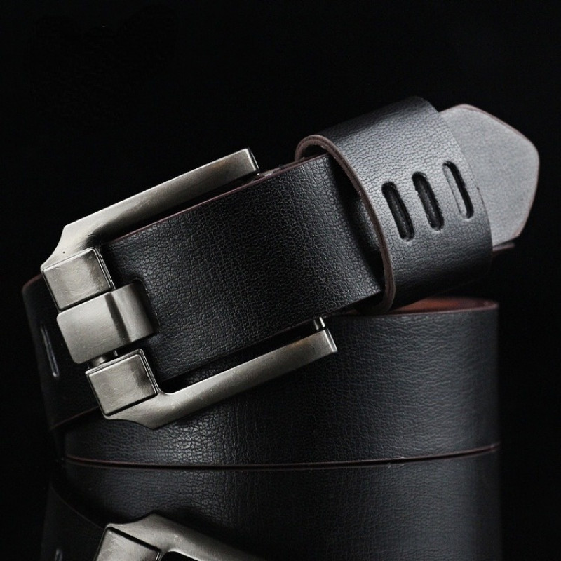 Bărbați retro ocazional modă curea cu cataramă blugi din piele de afaceri formal cowboy curea de lux de înaltă calitate de brand de designer pentru bărbați
