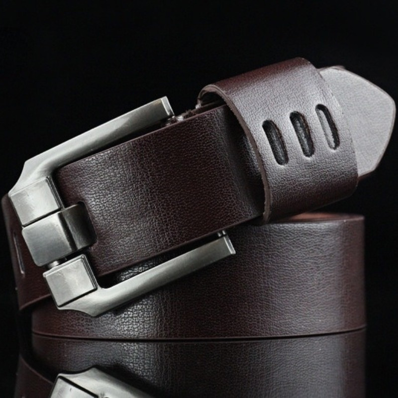 Bărbați retro ocazional modă curea cu cataramă blugi din piele de afaceri formal cowboy curea de lux de înaltă calitate de brand de designer pentru bărbați