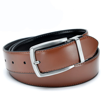 Dvokrevetni remeni za muškarce od prave kože za muškarce visokokvalitetni svečani remen crno smeđi tamnoplavi