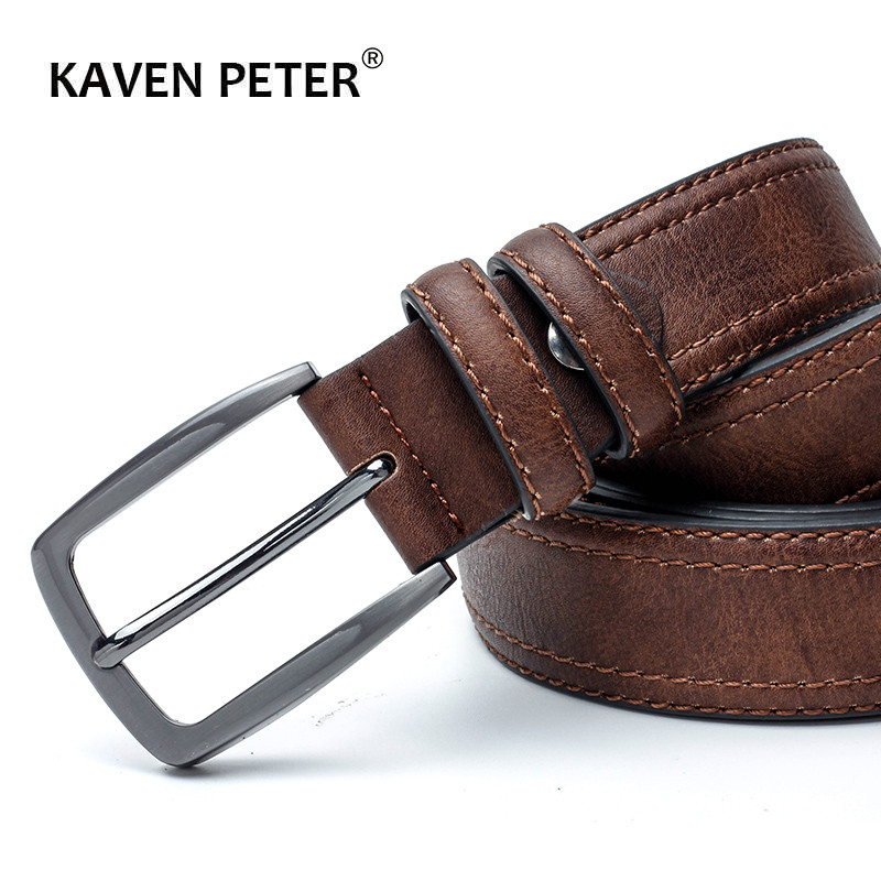 Bărbați Curele Vintage pentru blugi Curea de lux din piele despicată Bărbați Curea celebră pentru bărbați Curele de designer cu stil vintage