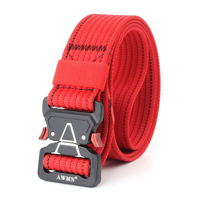 Μόδα Ανδρικές Ζώνες Υψηλής Ποιότητας Νάιλον Τακτική Ζώνη Για Τζιν Παντελόνι Μεταλλική Πόρπη Εκπαίδευση Στρατιωτικό Παντελόνι Casual Ζώνη