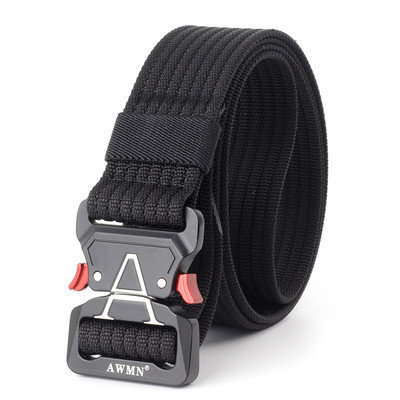 Μόδα Ανδρικές Ζώνες Υψηλής Ποιότητας Νάιλον Τακτική Ζώνη Για Τζιν Παντελόνι Μεταλλική Πόρπη Εκπαίδευση Στρατιωτικό Παντελόνι Casual Ζώνη