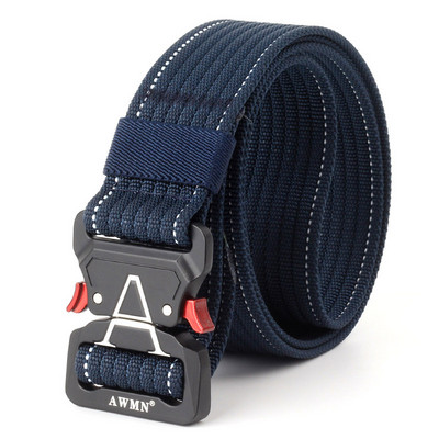 Μόδα Ανδρικές Ζώνες Υψηλής Ποιότητας Νάιλον Τακτική Ζώνη Για Τζιν Παντελόνι Μεταλλική Πόρπη Εκπαίδευση Στρατιωτικό Παντελόνι Casual Ζώνη