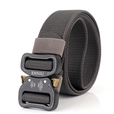 Μόδα Ανδρικές Ζώνες Υψηλής Ποιότητας Νάιλον Τακτική Ζώνη Για Τζιν Παντελόνι Μεταλλική Πόρπη Εκπαίδευση Στρατιωτικό Παντελόνι Casual Ζώνη