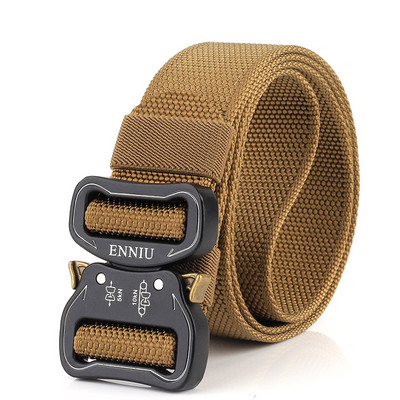 Μόδα Ανδρικές Ζώνες Υψηλής Ποιότητας Νάιλον Τακτική Ζώνη Για Τζιν Παντελόνι Μεταλλική Πόρπη Εκπαίδευση Στρατιωτικό Παντελόνι Casual Ζώνη