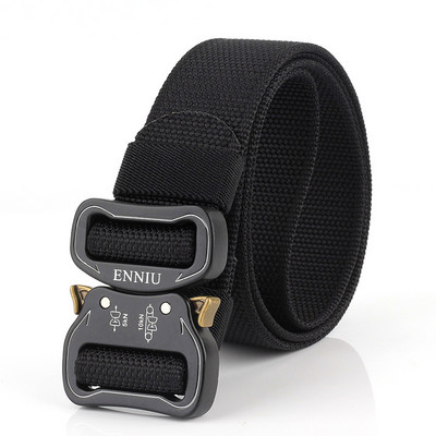 Μόδα Ανδρικές Ζώνες Υψηλής Ποιότητας Νάιλον Τακτική Ζώνη Για Τζιν Παντελόνι Μεταλλική Πόρπη Εκπαίδευση Στρατιωτικό Παντελόνι Casual Ζώνη