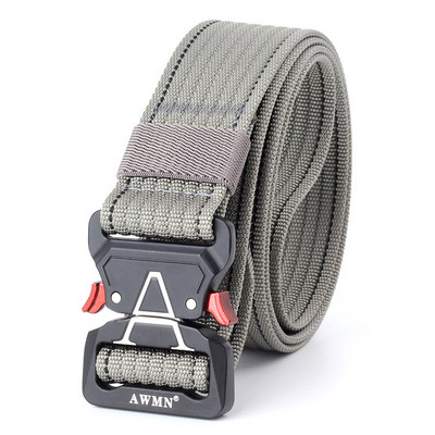 Μόδα Ανδρικές Ζώνες Υψηλής Ποιότητας Νάιλον Τακτική Ζώνη Για Τζιν Παντελόνι Μεταλλική Πόρπη Εκπαίδευση Στρατιωτικό Παντελόνι Casual Ζώνη