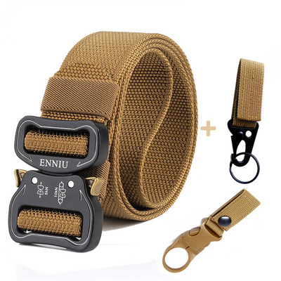 Μόδα Ανδρικές Ζώνες Υψηλής Ποιότητας Νάιλον Τακτική Ζώνη Για Τζιν Παντελόνι Μεταλλική Πόρπη Εκπαίδευση Στρατιωτικό Παντελόνι Casual Ζώνη