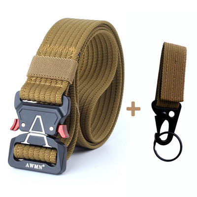 Μόδα Ανδρικές Ζώνες Υψηλής Ποιότητας Νάιλον Τακτική Ζώνη Για Τζιν Παντελόνι Μεταλλική Πόρπη Εκπαίδευση Στρατιωτικό Παντελόνι Casual Ζώνη