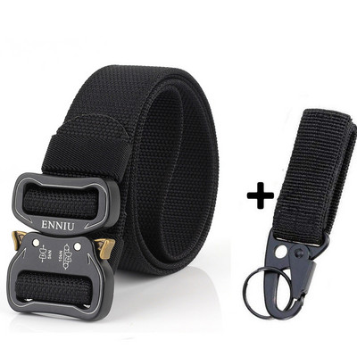 Μόδα Ανδρικές Ζώνες Υψηλής Ποιότητας Νάιλον Τακτική Ζώνη Για Τζιν Παντελόνι Μεταλλική Πόρπη Εκπαίδευση Στρατιωτικό Παντελόνι Casual Ζώνη