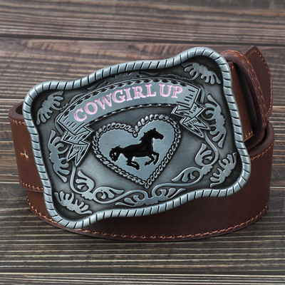 Kaubojka u zapadnom stilu, velika kopča za remen, ležerni modni ukrasni remen za žene