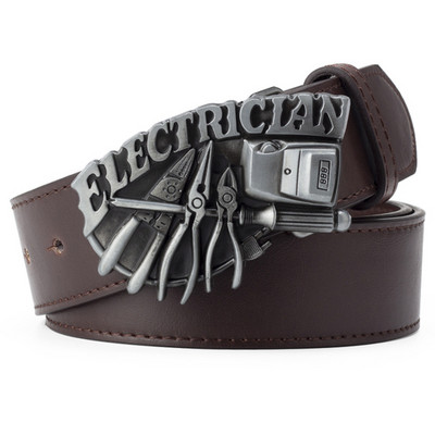 Električni profesionalni dodaci Ukrasna kopča Radni pojas Masivni rekreacijski pojasevi Glatka kopča Muška Joker moda