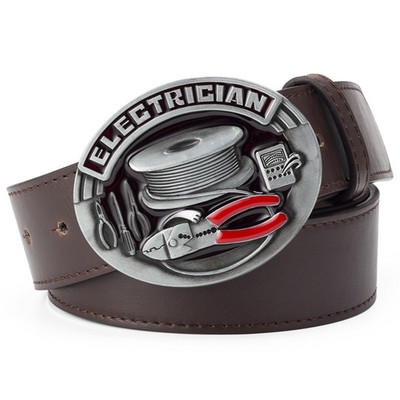 Električni profesionalni dodaci Ukrasna kopča Radni pojas Masivni rekreacijski pojasevi Glatka kopča Muška Joker moda