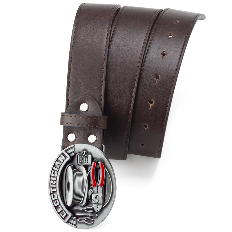 Električni profesionalni dodaci Ukrasna kopča Radni pojas Masivni rekreacijski pojasevi Glatka kopča Muška Joker moda