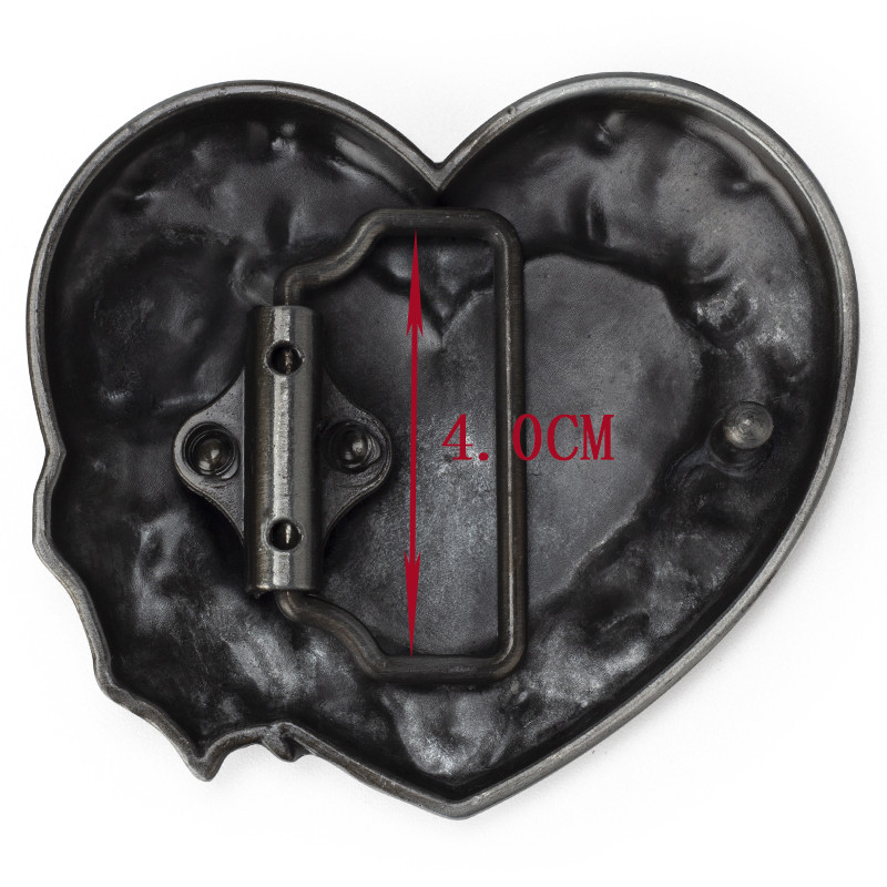 Red Hearts Big Remen za glavu Joker Fashion Leisure People Smooth Buckle Youth Commmerbund