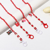 Modni božićni akrilni držač lančića za naočale Ogrlica Traka za sunčane naočale Dječji protuklizni remen za držač naočala Pletenica za naočale