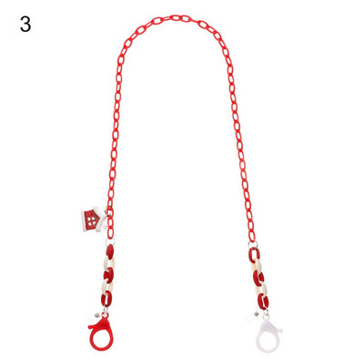 Modni božićni akrilni držač lančića za naočale Ogrlica Traka za sunčane naočale Dječji protuklizni remen za držač naočala Pletenica za naočale