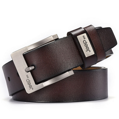 Natūralios odos prabangus firminis vyriškas diržas, aukštos kokybės lydinio segtukas, vyriškas verslo retro jaunimo su džinsais naujas diržas