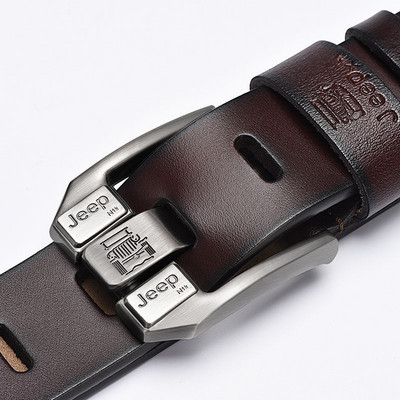 Natūralios odos prabangus firminis vyriškas diržas, aukštos kokybės lydinio segtukas, vyriškas verslo retro jaunimo su džinsais naujas diržas