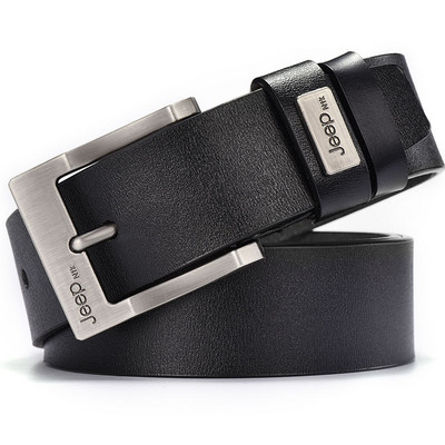 Natūralios odos prabangus firminis vyriškas diržas, aukštos kokybės lydinio segtukas, vyriškas verslo retro jaunimo su džinsais naujas diržas