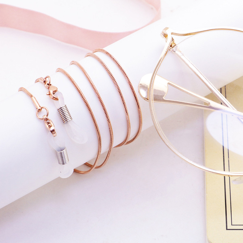 Zlatno srebrna boja Legura Lanac za naočale Sunčane naočale Trake za naočale Držač Remen za vrat Kabel Uže Naočale Nakit Dodaci