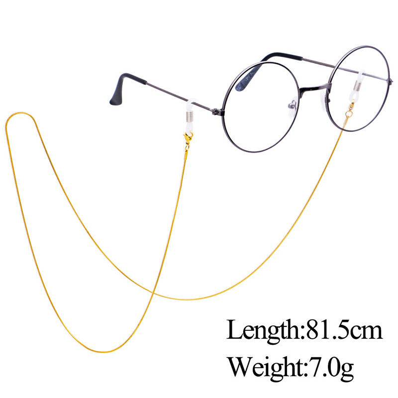 Zlatno srebrna boja Legura Lanac za naočale Sunčane naočale Trake za naočale Držač Remen za vrat Kabel Uže Naočale Nakit Dodaci