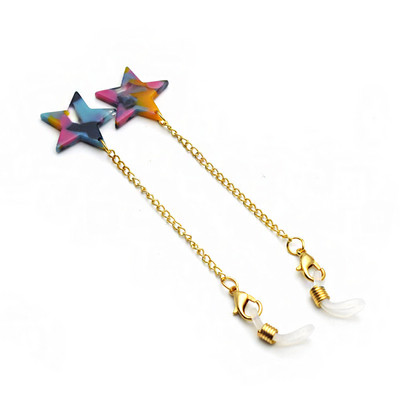 Mood akrüülist kirsiõied päikeseprillid ketid dekoratiivsed lühikesed ketid täht sulamist kett kaelapael Ehted naistele