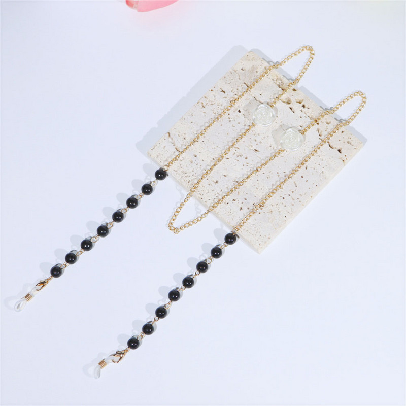 Novi maskirni lančići za sunčane naočale za žene Akrilni biserni kristalni cvjetovi Lanci za naočale Traka od stakla Veleprodaja modnog nakita