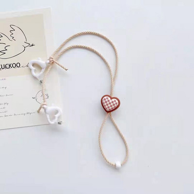 Novi stil Jednostavan mali svježi ljubavni privjesak Najlonska uzica Ogrlica Lanac za naočale