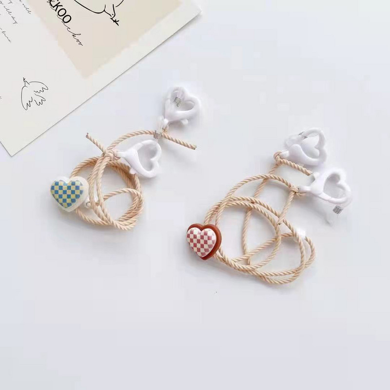 Novi stil Jednostavan mali svježi ljubavni privjesak Najlonska uzica Ogrlica Lanac za naočale