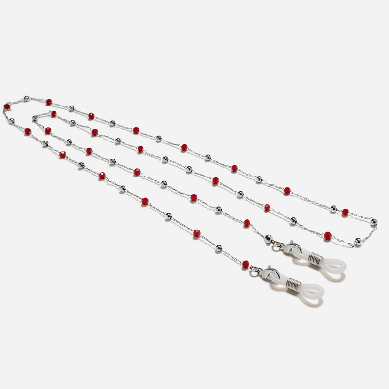 2020 arany színű piros kristály gyöngyös szemüvegszíj olvasó szemüveg szemüveg napszemüveg tartó szemüveg szemüveg lánc ékszer