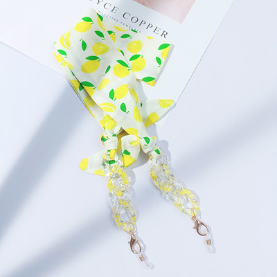 Modni akrilni najlonski konop, vjetrootporna maska, lanac uzica s printom, svileni šal, glamurozni lanac za naočale, remen oko vrata, dodaci za naočale