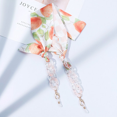 Modni akrilni najlonski konop, vjetrootporna maska, lanac uzica s printom, svileni šal, glamurozni lanac za naočale, remen oko vrata, dodaci za naočale