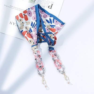 Modni akrilni najlonski konop, vjetrootporna maska, lanac uzica s printom, svileni šal, glamurozni lanac za naočale, remen oko vrata, dodaci za naočale