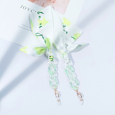 Modni akrilni najlonski konop, vjetrootporna maska, lanac uzica s printom, svileni šal, glamurozni lanac za naočale, remen oko vrata, dodaci za naočale